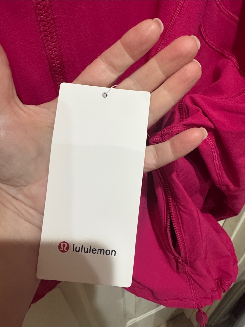 Brand New Lululemon Magenta Active Zip-Up Jacket - Picture 3 of 7